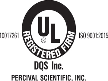 Percival Scientific Earns ISO 9001:2015 Certification
